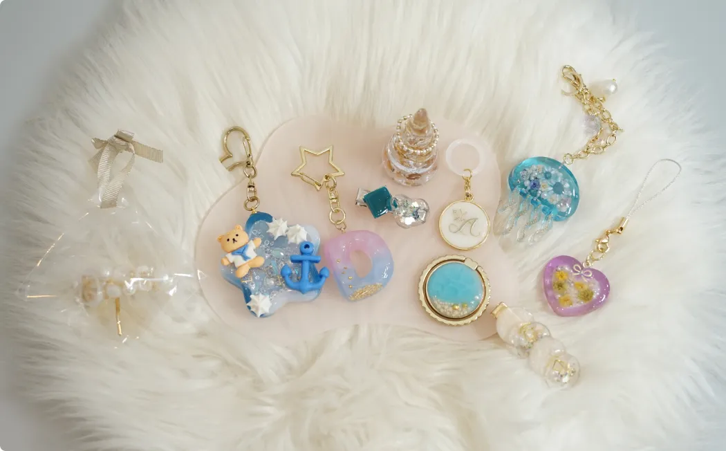 レジンアクセサリー販売＆ワークショップ